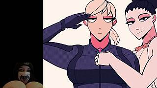 compilation of massive lesbian boobs jiggling and bouncing wildly