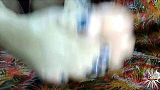 i pour oil on my sexy tattooed feet for your hot footjob jerk off