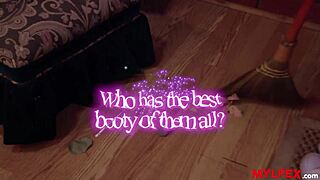 Mylfex Evil Queen Dominates Whore Princess in Fierce Fuckfest