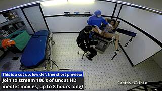 Sheila Daniels Latex Nurse Humiliates Handcuffed Patient Hospital Screaming Fuck