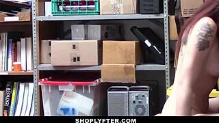 i cassidy michaels got strip searched fucked hard by creepy shop guard