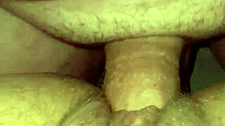 Homemade amateur video captures real couple moments at home casually