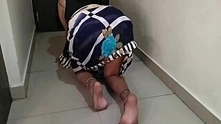 Hot Desi Maid Fucked Hard In Saree With Dirty Hindi Audio In Hostel Room