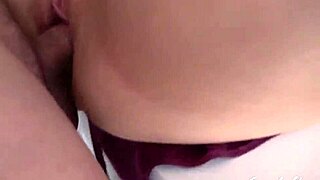 Cheating milf begs for creampie in her tight pussy under desk