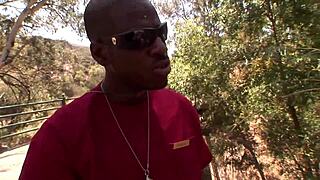 nora skyy cute blonde milf rides big black cock outdoors cumshot