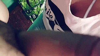 Village Indian beauty bends for intimate doggy encounter