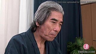 Bent Over Japanese Housewife Endures Intense Cowgirl Riding Assault