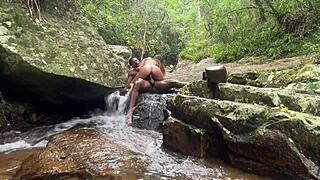 Curvy babes ride huge black cocks squirting in doggystyle compilations