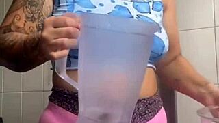 exhibitionist aching to flash her swollen big pussy