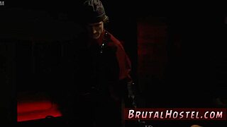 Cute teen bound in ball-gags endures spanking domination and rough fucking