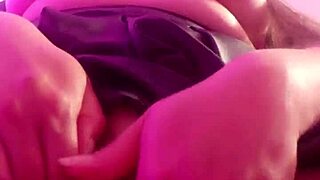 Curvy latina whore flashes her huge tits and pussy in homemade exhibition