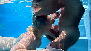 underwater pussy pounding golden shower facial for aussie babe