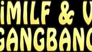 meximilf gabby quinteros teases with gangbang and double fun