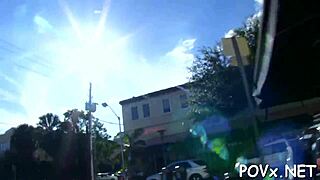 Nasty Barely Legal 18+ Teen Slut Sucks Cock In Hardcore Couple POV Orgasms