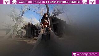 Vr bangers delivers wonder woman cosplay with intense cowgirl pussy riding and orgasms