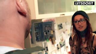 Frida Sante smashes friendzone with wild hotel ride! 🔥🍆