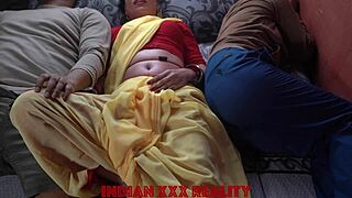 Quick dirty college massage fuck with juicy Indian mommy in costume
