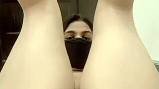 discover the fun of slipping banana into both tight holes arab style