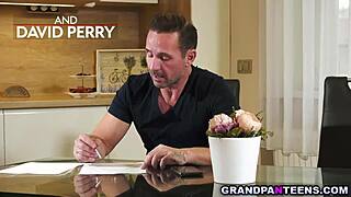 lylyta yung flirts and fucks older man david perry