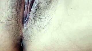 A THICK latina milf gets her hairy ASS POUNDED hard by amateur couple