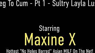 i love strapon fucking curvy cambodian maxine x makes layla cum
