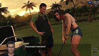 Ebony milf slave submits to rough outdoor ffm group with big black cock master