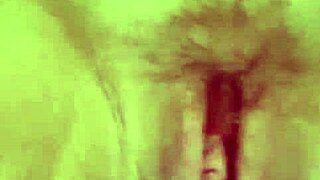 POV closeup of wet mature petite pussy tease