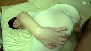 hey check this cute japanese busty milf shaking her huge tits