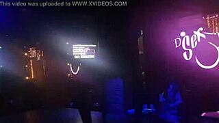 Hey 18yo latina shake it in hot desk table dance