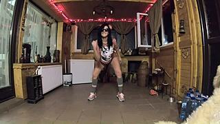 Milfycalla's Curvy Intimate Workout Teases Wet Fetish Desires