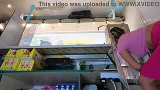 Wanna see pretty babe's pink miniskirt upskirt hidden cam?