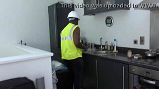 Skinny Slut Rose Skies Devours Plumber's Massive BBC in Bareback Frenzy