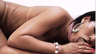 Brunette latina pornstar flashes big tits before monster cock anal pounding!