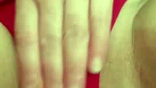 POV closeup of wet mature petite pussy tease