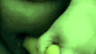 Chubby housewife rips clothes squirts huge with dildo in bedroom cum explosion!