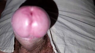 Wow! Intense Amateur Handjob Explodes in Huge Cumshot!
