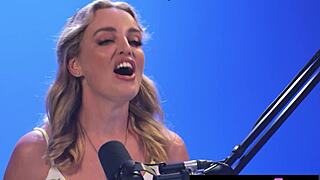 Blonde Pornstar Charlie Forde's Horny MILF Masturbation Bursts with Passionate Desire