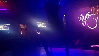 Hey 18yo latina shake it in hot desk table dance