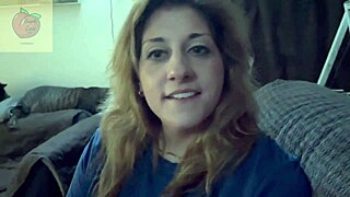 Milf Blows Huge Cock on Movie Night