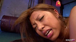 small tits japanese teen jun asami's round ass takes hard uncensored creampie pounding 😈💦