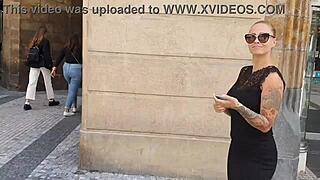 whoa tourist spots pornstar dominno on street fucks her hotel room 😍🍆🏨