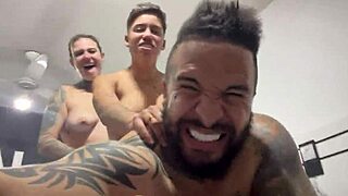 explosive thrusts deep in ass pussy till we cum together