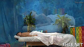 Hot young chick blows cock hard!