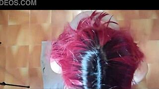 Milf in Glasses Delivers Steamy Pov Blowjob Cumshot Compilation