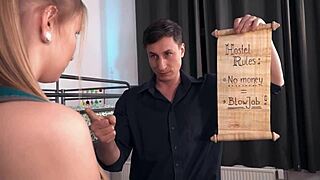 Tight-ass Spanish slut Anastasia Brokelyn endures first-time deep anal gaping and rough face-fucking.