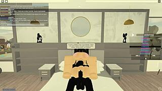 ass shaking slut rides bbc bent over deepthroat cumshot on roblox porn... damn