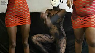 Skinny ebony teen ditches school for wild group pussy banging pt 3