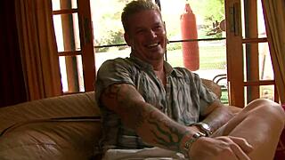 Cuckold Wife Rides Massive Black Cock Bent Over Bed