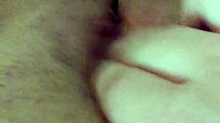 young solo woman fingers wet pussy to squirting climax