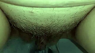 pregnant flasher moves from toilet to bidet tease